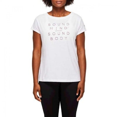 T-shirt femme Asics Graphic Glossy White