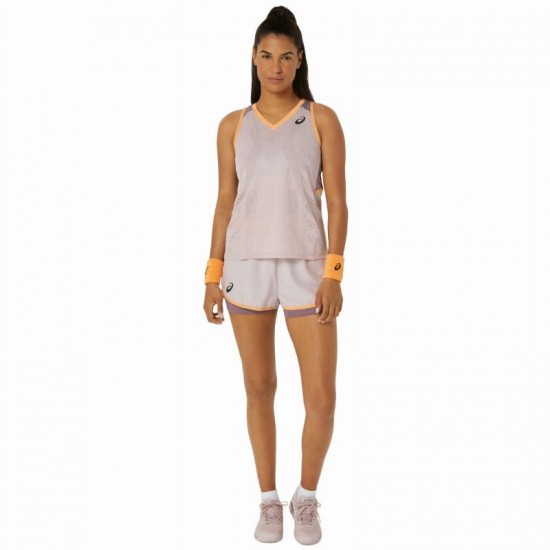 T-shirt femme Asics Match Pink