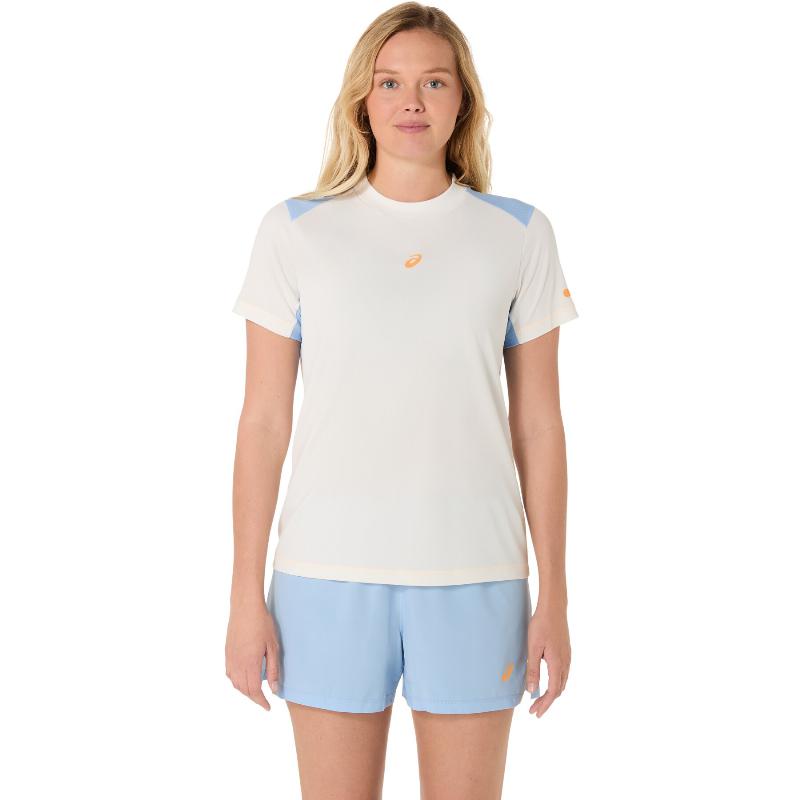 Camiseta Feminina Asics Padel Court Cream