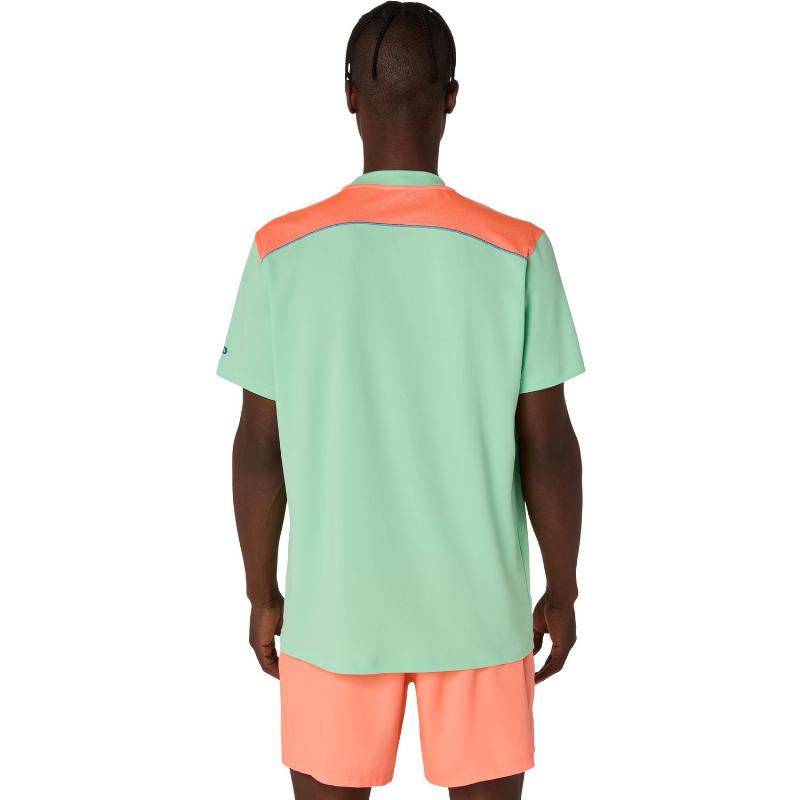 Asics Padel Court SS Top Mint Coral T-Shirt