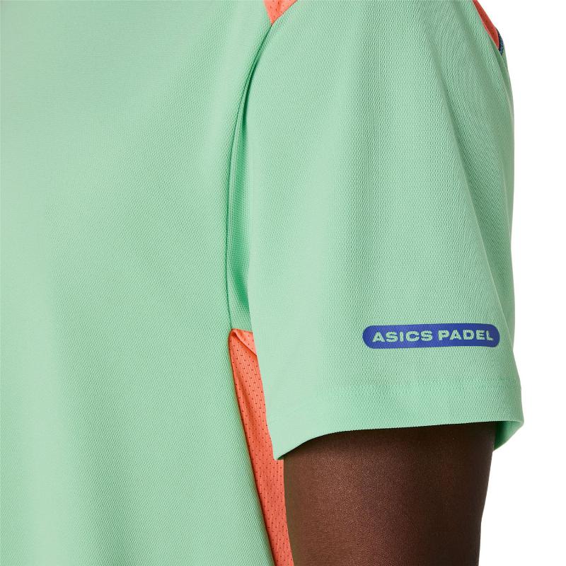 Asics Padel Court SS Top Mint Coral T-Shirt