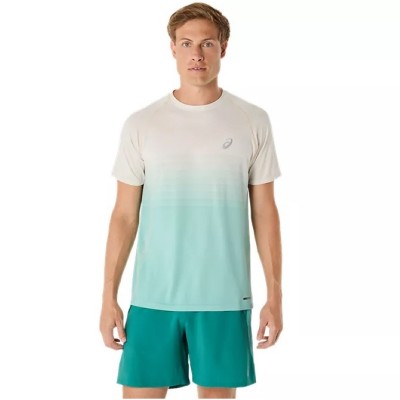 Camiseta Asics Seamless SS Top Verde Betulla