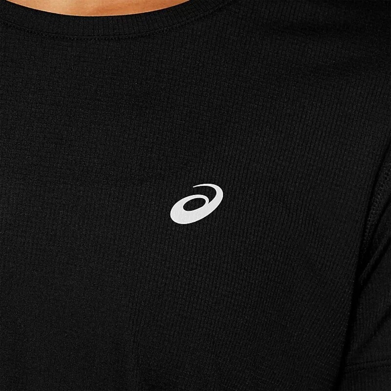 Camiseta Asics Silver Negro Mujer