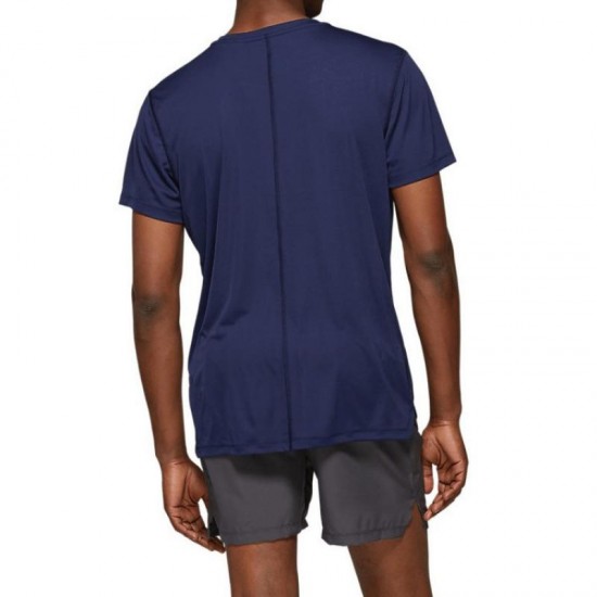 Asics Silver SS Top Bleu Caban T-Shirt