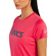 Asics Silver Top Rose T-Shirt Femme
