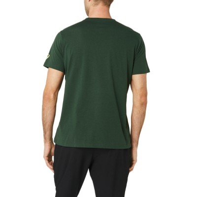 Asics Tiger Green Forest Yellow T-Shirt