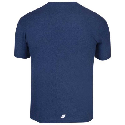 Babolat Exercise T-Shirt Marbled Blu Scuro