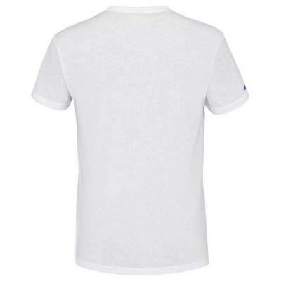 Babolat Exercise Big Flag T-shirt bianca marmorizzata