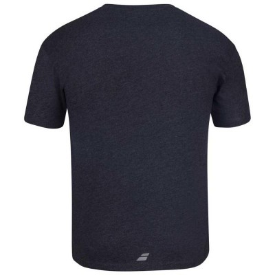 Camiseta Babolat Exercise Negro Jaspeado