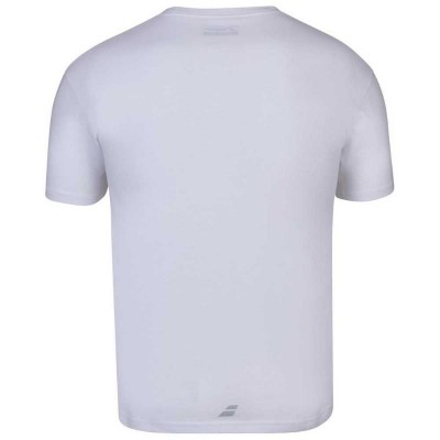 T-shirt d’exercice Camiseta Babolat Blanco