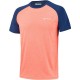 Camiseta Babolat Play Naranja Azul Oscuro