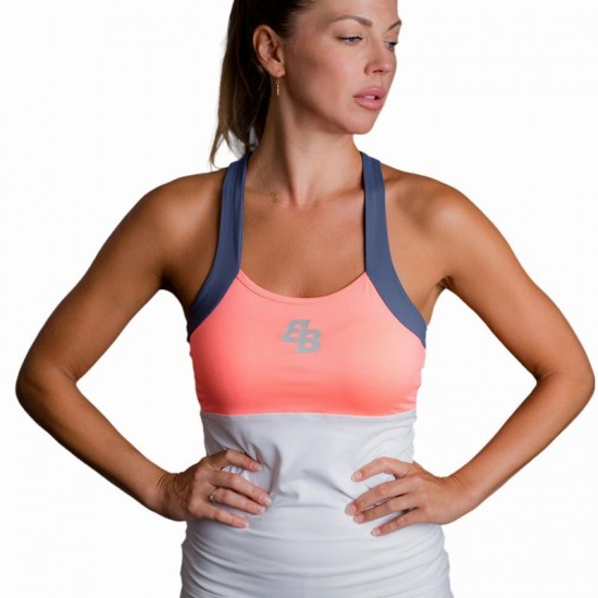 BB Cloud T-Shirt Branco Coral Cinza