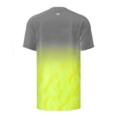 Camiseta Bidi Badu Beach Spirit Gris Amarillo Neon