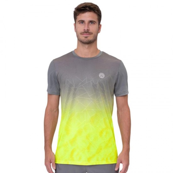 Bidi Badu Beach Spirit Grey Neon Yellow T-Shirt