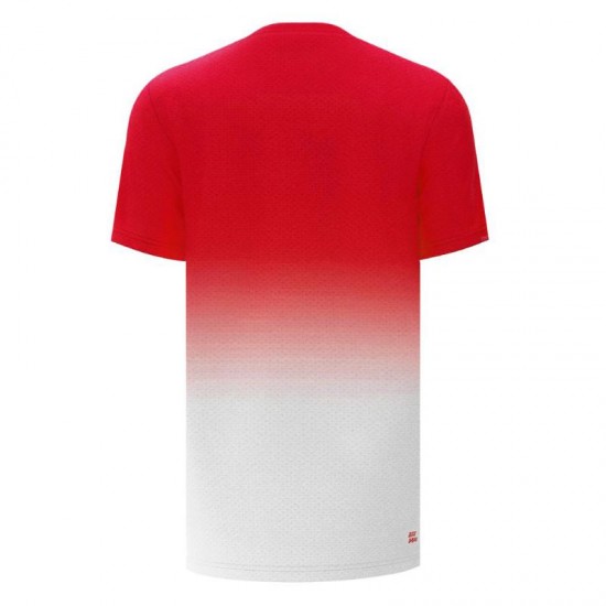 Bidi Badu Crew Gradiant Vermelho Branco Camiseta Junior