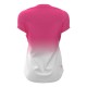 Camiseta Bidi Badu Crew Gradiant Tee Rosa Blanco Mujer