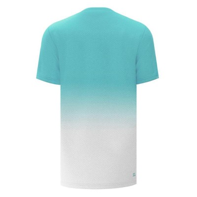 Camiseta Bidi Badu Crew Gradiant Aqua Branca