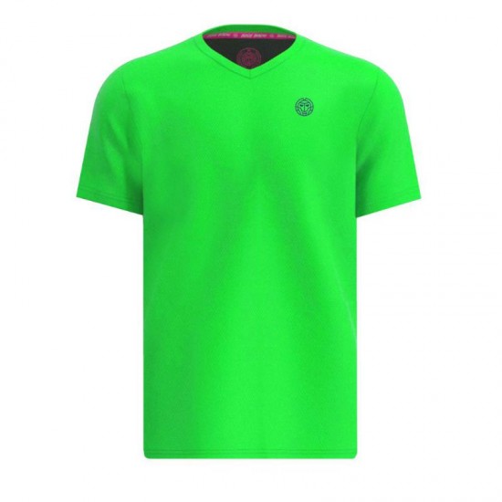 Camiseta Bidi Badu Tripulacão Neon Verde Escuro Azul Junior