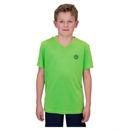 Camiseta Bidi Badu Tripulacão Neon Verde Escuro Azul Junior