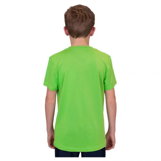 Camiseta Bidi Badu Tripulacão Neon Verde Escuro Azul Junior