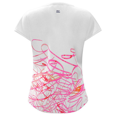 Camiseta Bidi Badu Decorazione Capsleeve Blanco Mujer
