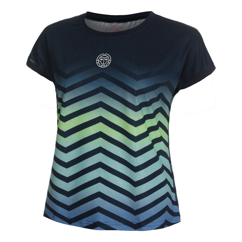 Bidi Badu Grafic Illumination Bleu Fonc? Mix T-Shirt Femme