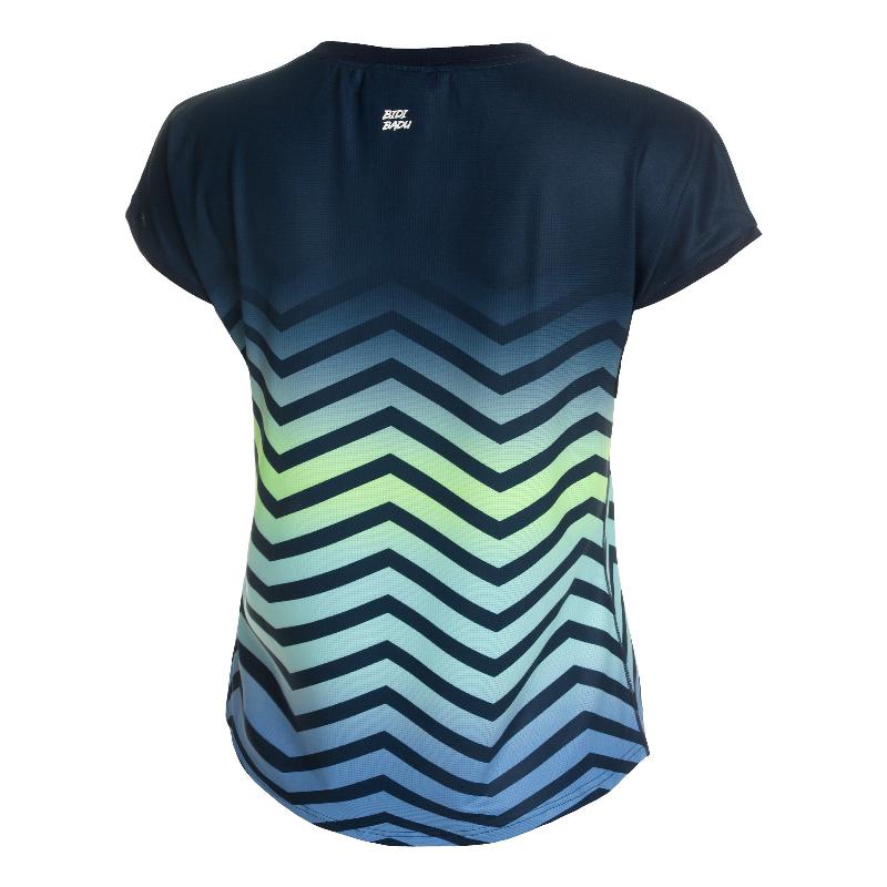 Bidi Badu Grafic Illumination Bleu Fonc? Mix T-Shirt Femme