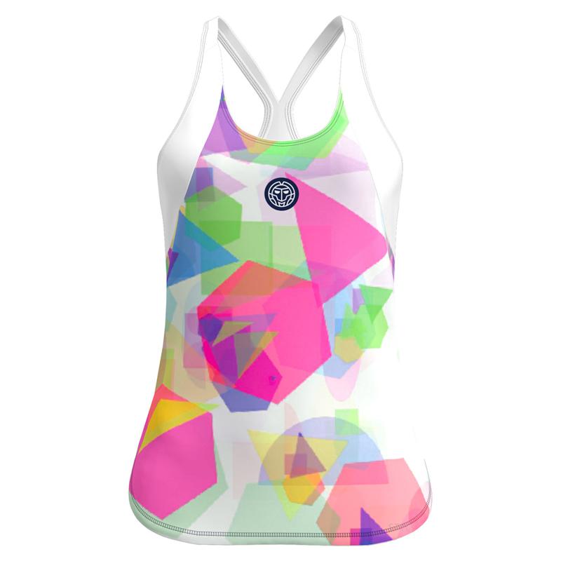 Bidi Badu Kaleido White Mix Maglietta da donna
