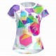 Bidi Badu Kaleido Capsleeve White Mix Junior T-Shirt