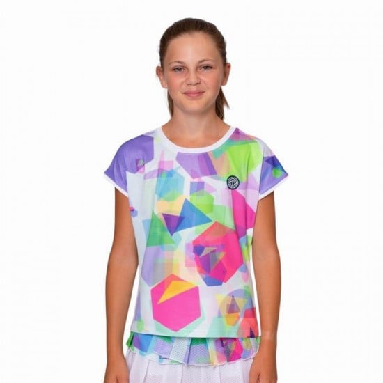 Bidi Badu Kaleido Capsleeve White Mix Junior T-Shirt