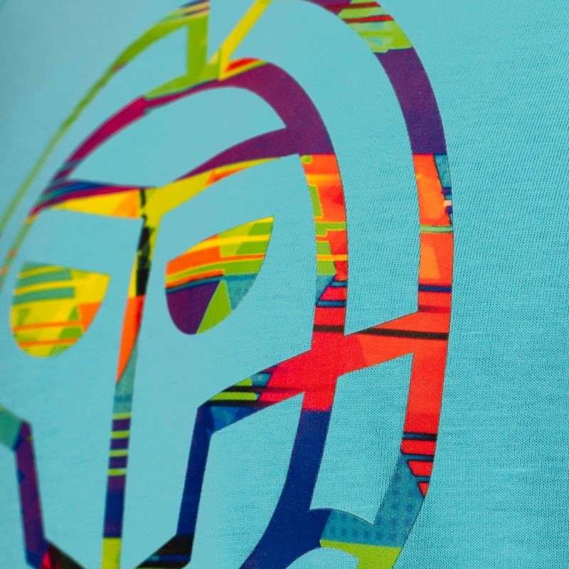 Bidi Badu Kaleido Chill Verde Blu Maglietta