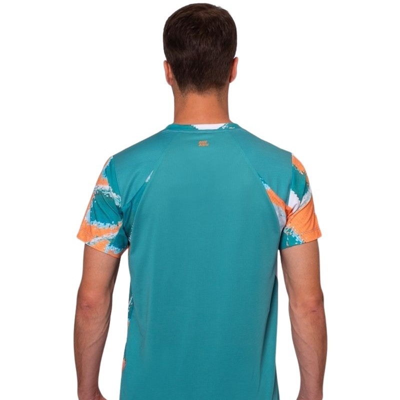 Bidi Badu Melbourne T-shirt con scollo a V Petrolio Arancione