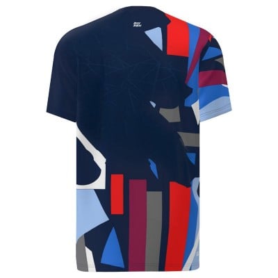 Camiseta Bidi Badu New York Azul Oscuro Rojo Junior