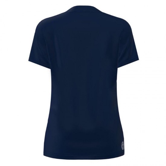 Camiseta Feminina Bidi Badu New York Chill Azul Escuro Vermelho