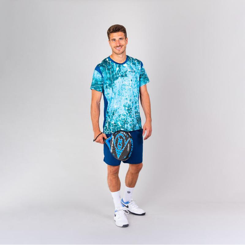 T-shirt Bidi Badu Padel Themba Bleu fonce Aqua