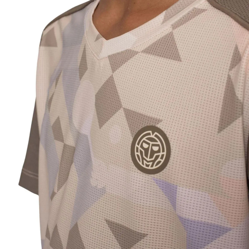 Camiseta Bidi Badu Paris Bege Marrom J?nior