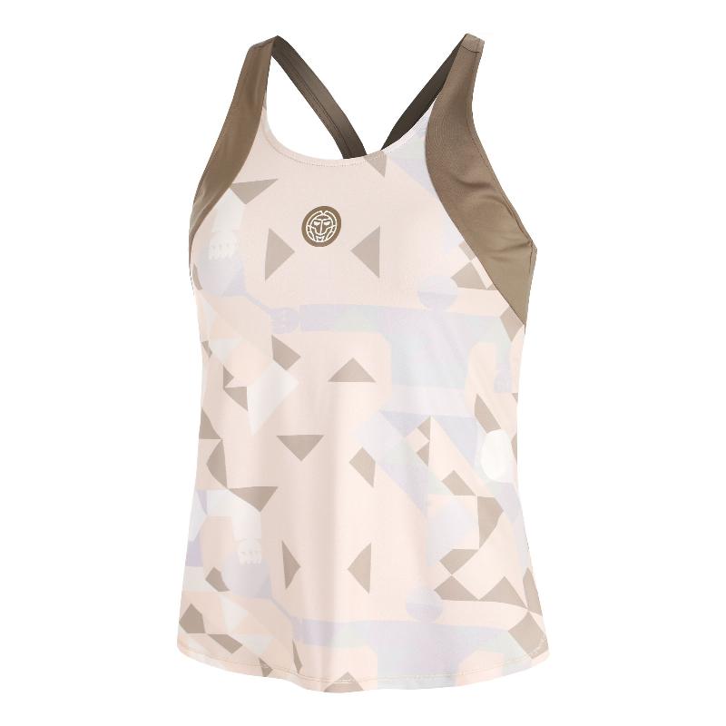 Camiseta Bidi Badu Paris Bege Mujer