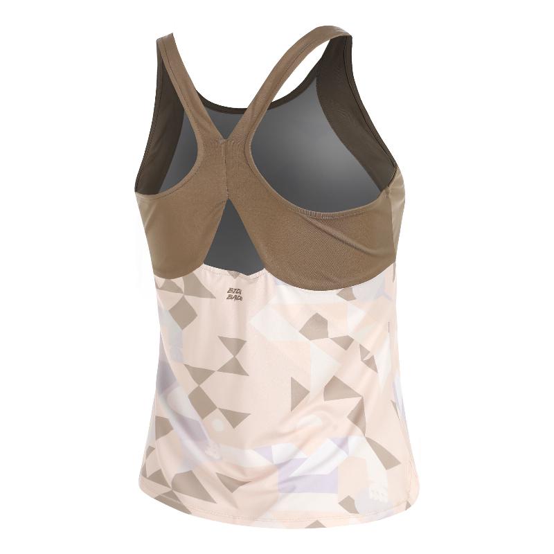 Camiseta Bidi Badu Paris Bege Mujer