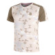 Bidi Badu Paris T-shirt Beige Marrone con Scollo a V