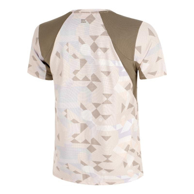 Bidi Badu Paris T-shirt Beige Marrone con Scollo a V