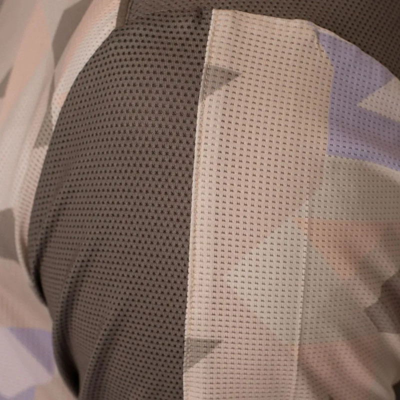 Bidi Badu Paris T-shirt Beige Marrone con Scollo a V