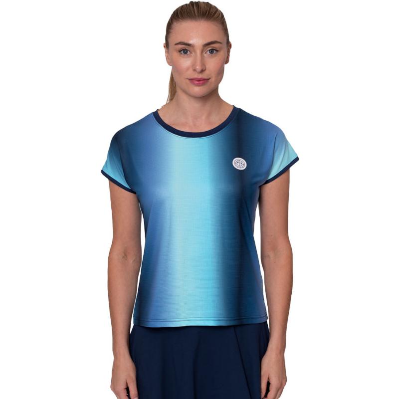 Camiseta Bidi Badu Spectrum Capsleeve Azul Oscuro Aqua Mujer