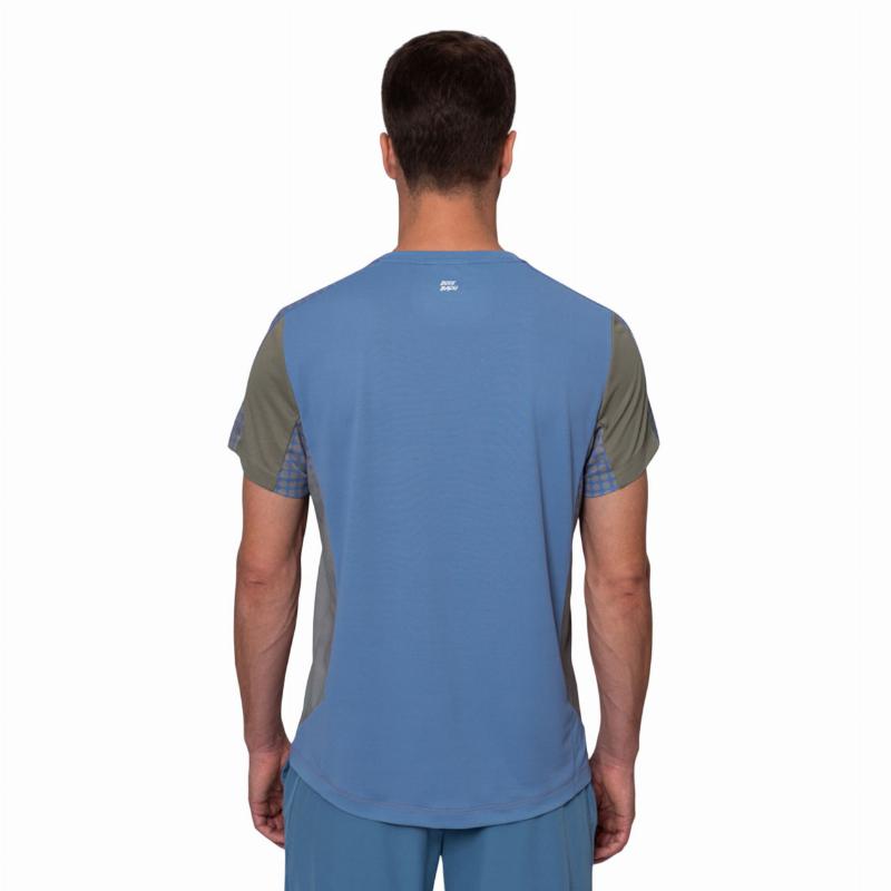 Bidi Badu Spectrum Marrone Blu Maglietta