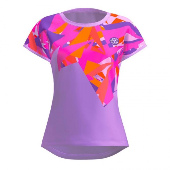 Bidi Badu Spike Capsleeve Purple Pink Women''s T-Shirt