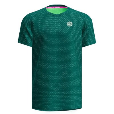 Camiseta Bidi Badu Spike Crew Deux Couleurs Vert Fonce