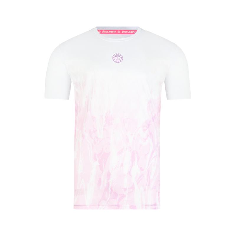 T-shirt Bidi Badu Tafari Purple White