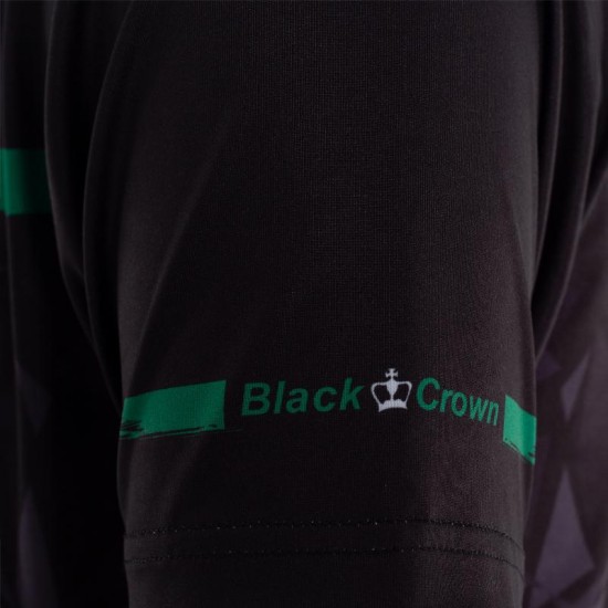 Black Crown Atlanta Maglietta Nera Verde