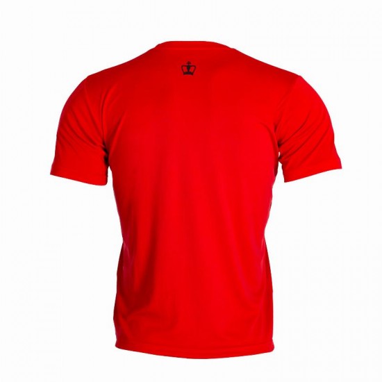 T-shirt noir Crown Inca rouge