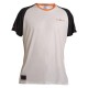 T-shirt nera Crown Rhodes Cream Orange