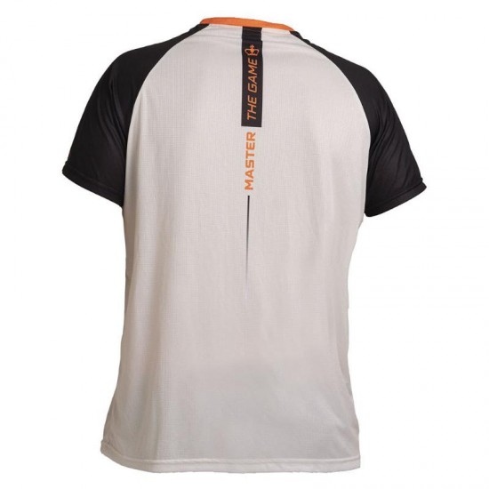 T-shirt nera Crown Rhodes Cream Orange